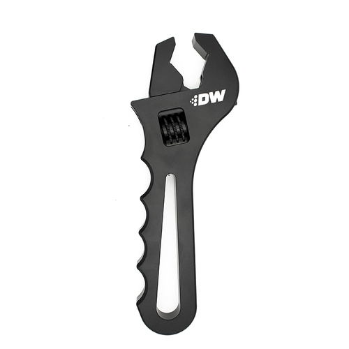 Deatschwerks Adjustable AN Hose End Wrench - Black Anodized