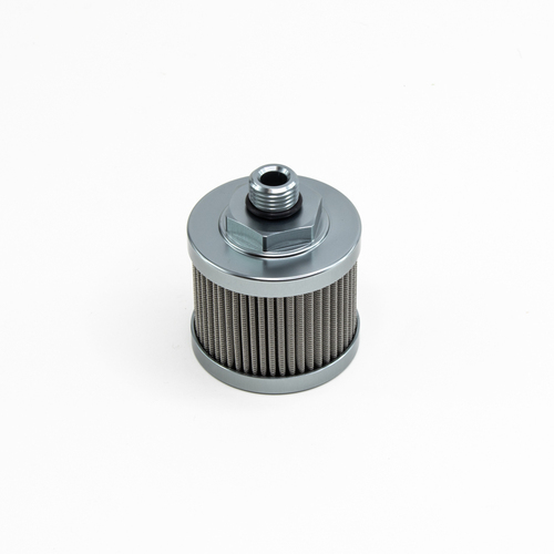 Deatschwerks Stainless Steel 100 Micron Fuel Pump pre-Filter -6AN to Suit 9-250