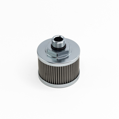Deatschwerks Stainless Steel 100 Micron Fuel Pump pre-Filter -8AN to Suit 9-350