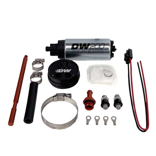 Deatschwerks In-Tank Pump Adapter + DW200 255lph Fuel Pump, for 2.5L Surge Tank