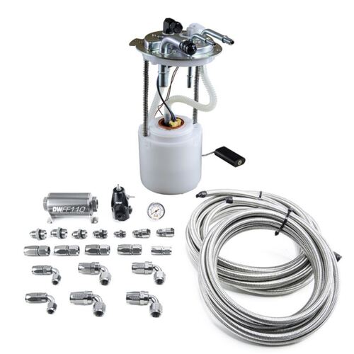 Deatschwerks DW400 Pump Module w/CPE Plumbing Kit (Suburban/Avalanche/Escalade 05-19)