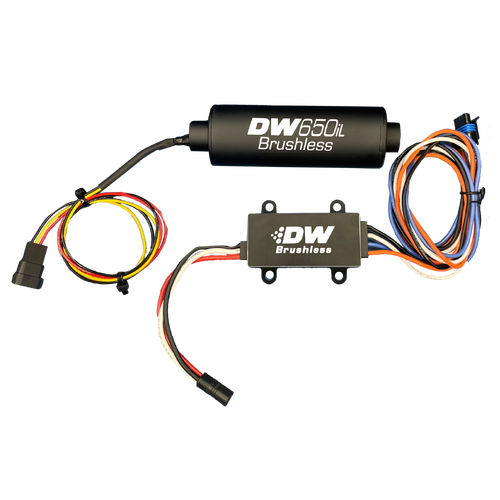 Deatschwerks DW650iL 650LPH Brushless In-Line Fuel Pump with PWM Controller