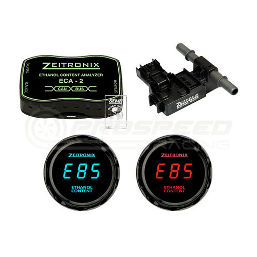 Zeitronix ECA 2 CAN Bus Ethanol Content Analyzer Kit w/Sensor and Gauge