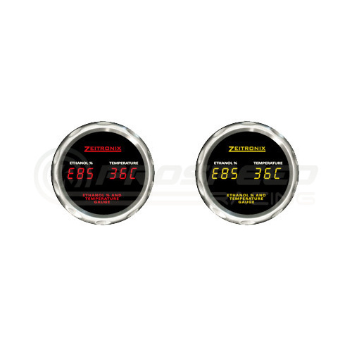 Zeitronix ECA Dual Display Ethanol Content/Fuel Temp Gauge Only