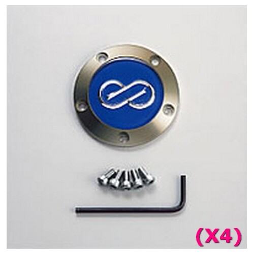 COLOR CENTER CAPs (a set of 4 caps) 4 pcsBlue