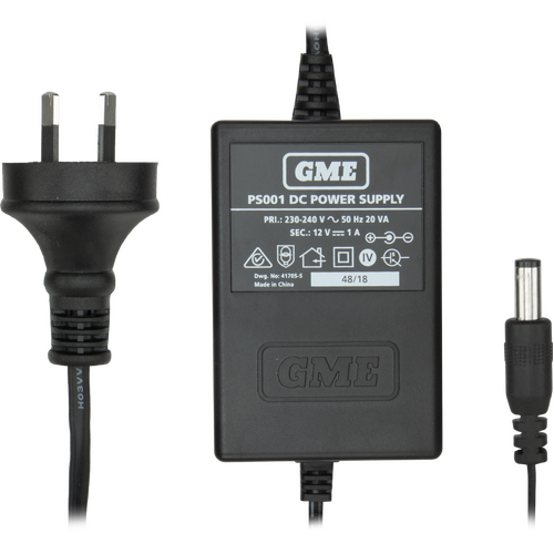 GME 1 Amp Power Supply - Suit BCD013
