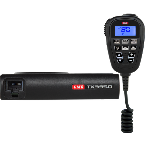 GME 5 Watt Super Compact UHF CB Radio - LCD Speaker Mic