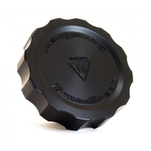 Grimmspeed 120006BK_D Oil Filler Cap - "Cool Touch" Delrin Black for Subaru