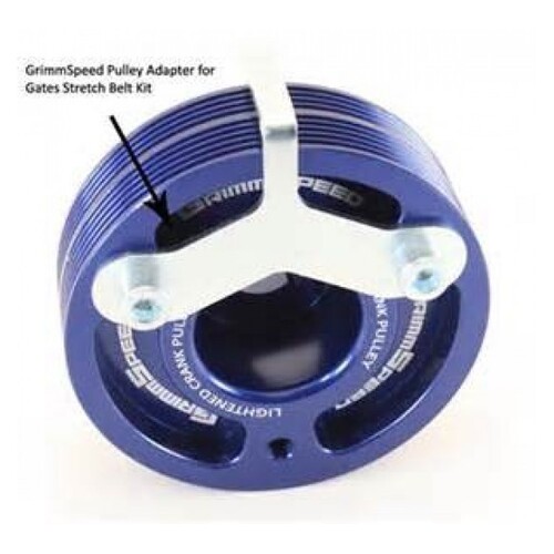 Grimmspeed Pulley Adapter for Gates Stretch Belt Kit for WRX 08-14/STi 08-20
