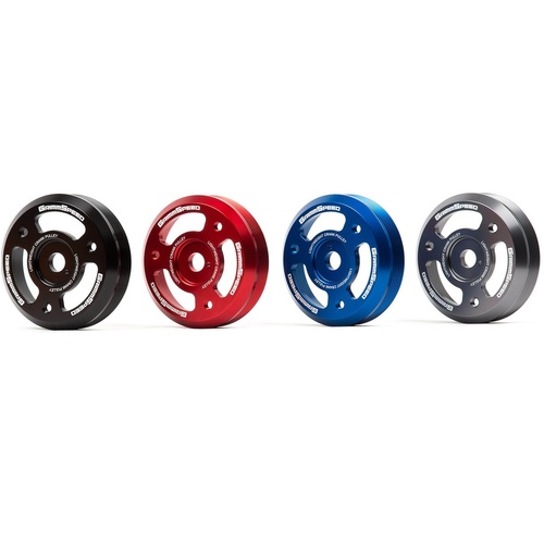GrimmSpeed 095024 Lightweight Pulley for BRZ/86, WRX 2015+ Red