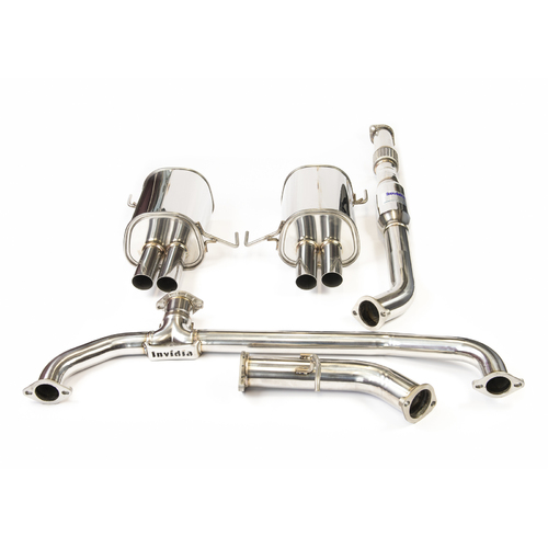 Invidia Q300 Cat Back Exhaust w/SS Straight Cut Tips for Subaru Liberty GT BL 04-09