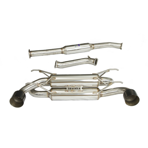 Invidia R400 "Signature Edition" 70mm Cat Back Exhaust w/Black Tips for Subaru BRZ/Toyota 86 12-20
