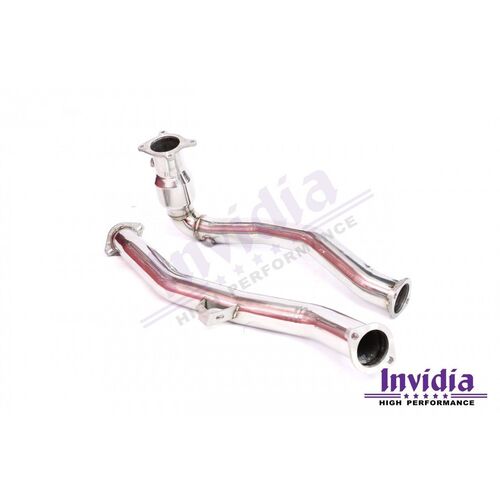 Invidia Down Pipe/J Pipe w/High Flow Cat for Subaru WRX VA 15-21/ Levorg 14+/Forester SJ 14+ (Auto CVT)