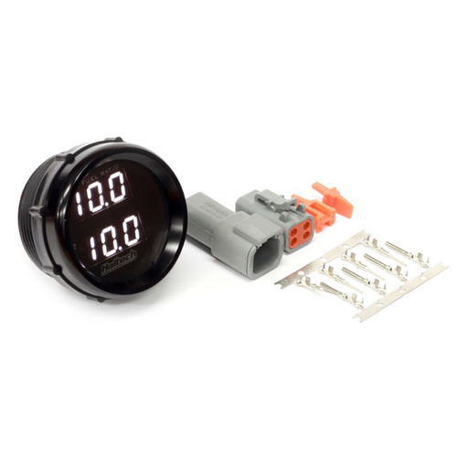 HALTECH Wideband O2 Dual Channel GaugeBlack Bezel with White LED Display