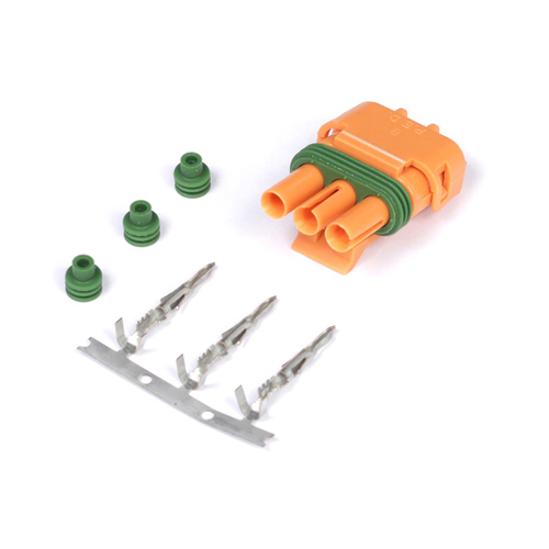 HALTECH Delco Weather Pack 3 pinGM Style MAP Sensor Connector Orange HT-030420