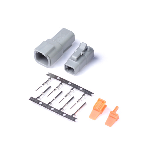HALTECH Matching Set of Deutsch DTM-4Connectors (7.5 Amp) HT-031014
