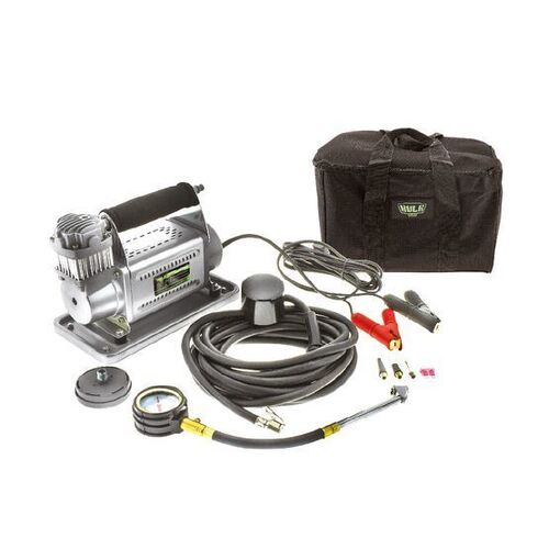 Hulk 4x4 Air Compressor Kit 150PSI 12v 72L/min w/Carry Bag
