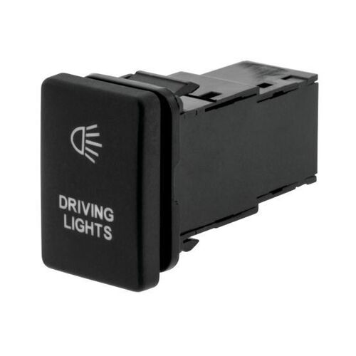 Hulk 4x4 Driving Light Push Button Switch - Amber (Prado/Landcruiser 200 Series 2008+)