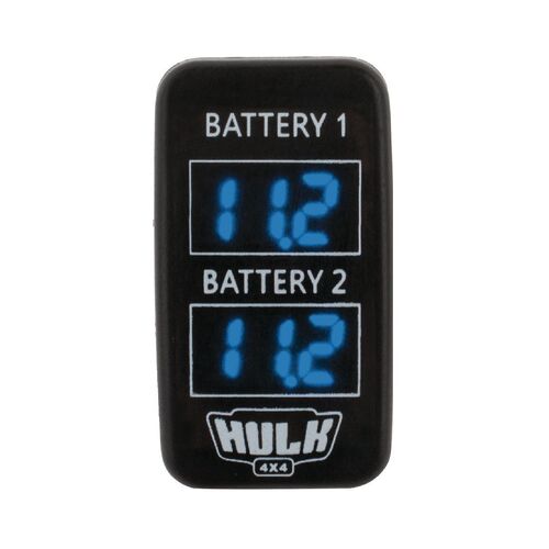 Hulk 4x4 Dual Voltmeter OE RPL Blue LED (Early Toyota)