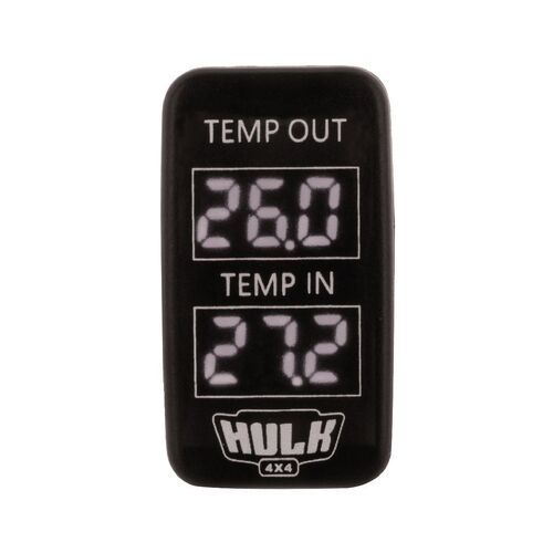 Hulk 4x4 Dual Temperature Meter OE RPL White LED (Early Toyota)