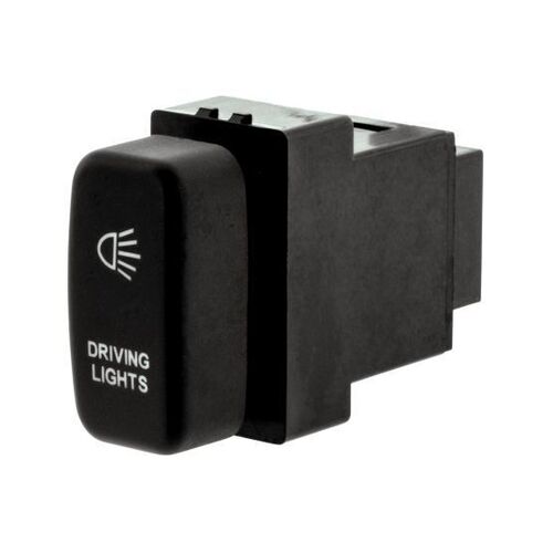 Hulk 4x4 Driving Light Push Button Switch - Amber (Pajero/Triton 02-15)