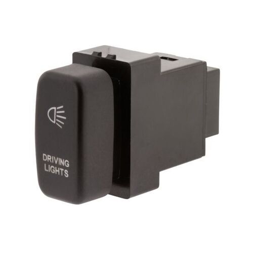 Hulk 4x4 Driving Light Push Button Switch - Blue (Pajero/Triton 02-15)