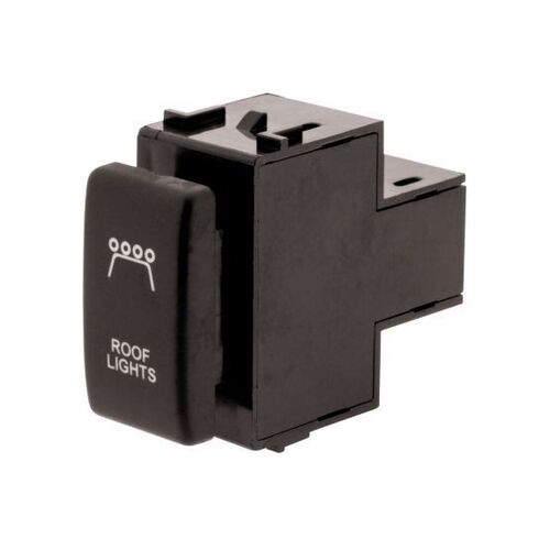 Hulk 4x4 Roof Light Push Button Switch - Amber (Pathfinder/Navara 05-18)
