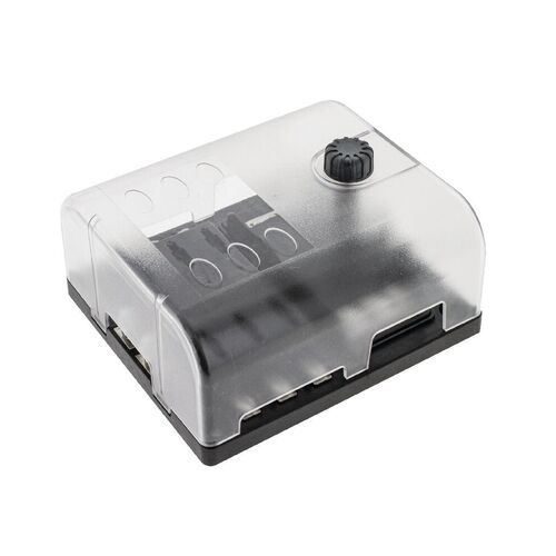 Hulk 4x4 6 Way Fuse Box ATS Standard Blade Fuse Bus Bar & LED Fault