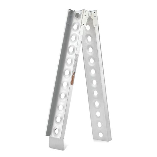 Hulk 4x4 Motorcycle Ramp 182Kg Each 2.15M Aluminium Folds Flat