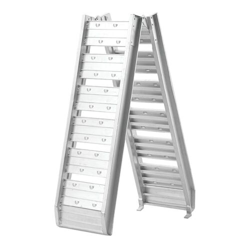Hulk 4x4 Motorcycle Ramp 200Kg Each 1.82M Aluminium Folds Flat