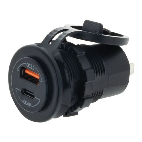 Hulk 4x4 Dual USB Socket QC3 18W & Type C QC4 36W