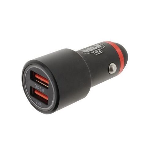 Hulk 4x4 Dual USB In Car Socket Charger - QC3.0 & 2.4 Amp