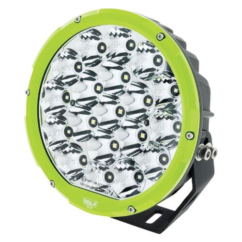 Hulk 4x4 7" Rnd LED Driving Lamp Drivng Beam 9-36V 106W 19 LED's Green