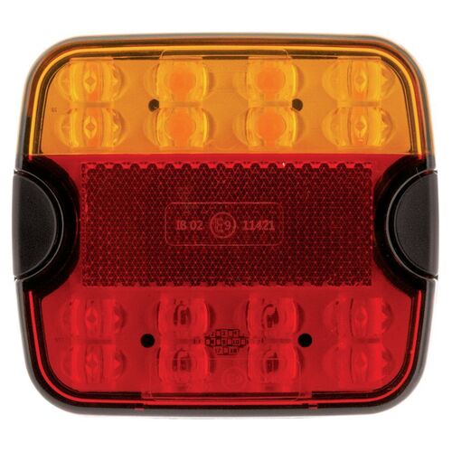 Hulk 4x4 LED Stop/Tail/Indicator Lamp 9-33V w/ Reflex Reflector 0.5M