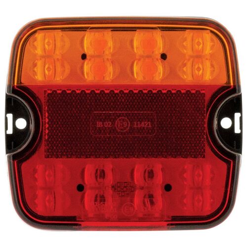 Hulk 4x4 LED Stop/Tail/Ind/Lic PL Lamp 9-33V w/ Reflex Reflector 0.5M
