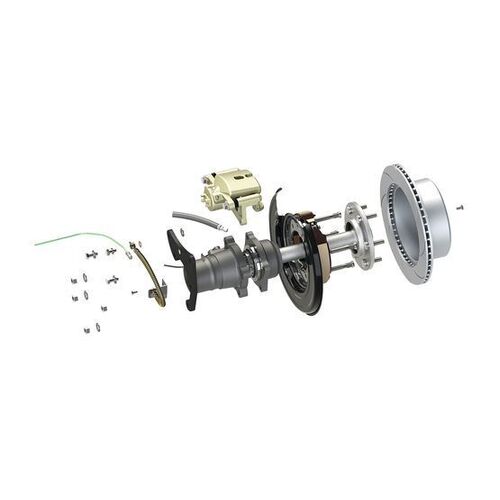 Hulk 4x4 Rear Drum to Disc Brake Conversion Kit - Inc Bearings (D-Max 2012+)