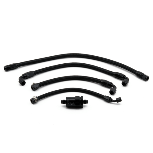 HYBRID RACING K20 SWAP TUCKED FUEL LINE KIT for (92-00 CIVIC & 94-01 INTEGRA)