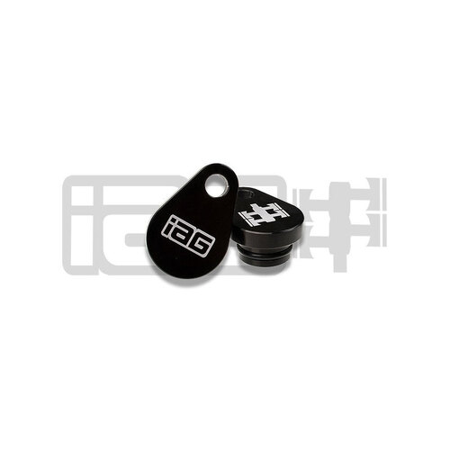 IAG Performance AVCS Camshaft Sensor Delete Plugs - Pair for (01-05 WRX w/AVCS) - Black