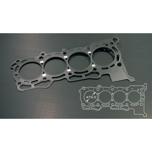 SIRUDA METAL HEAD GASKET(GROMMET) FOR HONDA L15A 0.30mm,  BORE 74.00mm