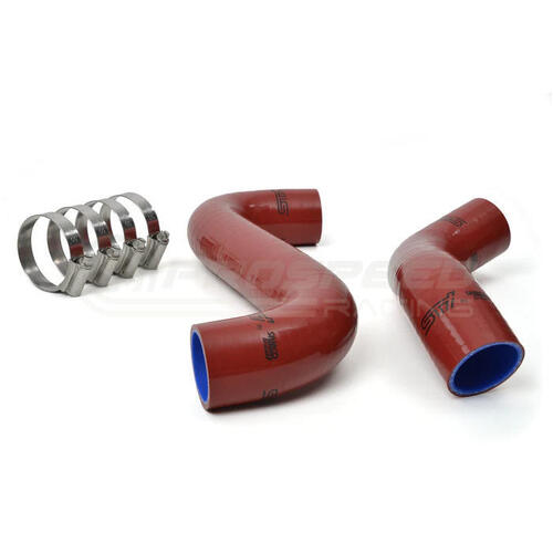 STI by Samco Sport Viper Red Radiator Hose Kit for Subaru WRX/STI GD 01-07