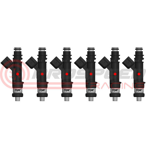 Raceworks Set of 4 980cc Full Length Fuel Injectors 11mm/Denso   INJ-505-11MM-RB26