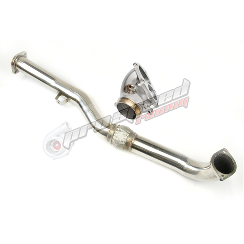 Invidia O2 Outlet/Front Pipe Package w/O2 Cable Extension for Mitsubishi Evo 4-6 (Inc TME)