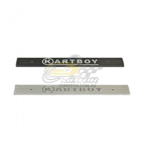 KARTBOY Front License Plate Delete (Subaru) - Black