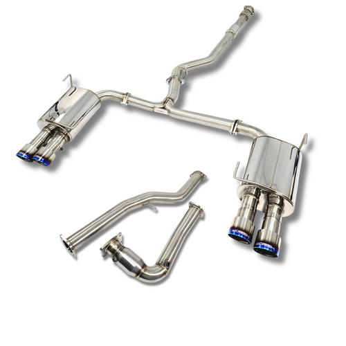 Korsh Subaru WRX 2015+ Auto CVT Turbo Back Exhaust - Stainless Steel with Titanium Tips