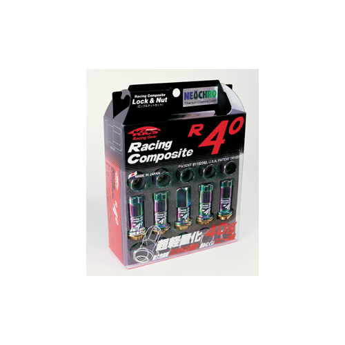 KYO-EI Racing Composite R40 "NEO CHRO" (Lock & Nut Set) M12xP1.5 RC-11N