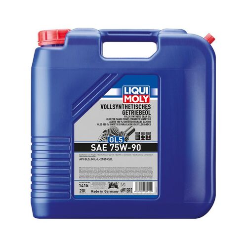 Liqui Moly Fully Synthetic Gear Oil GL5 SAE 75W-90 20L