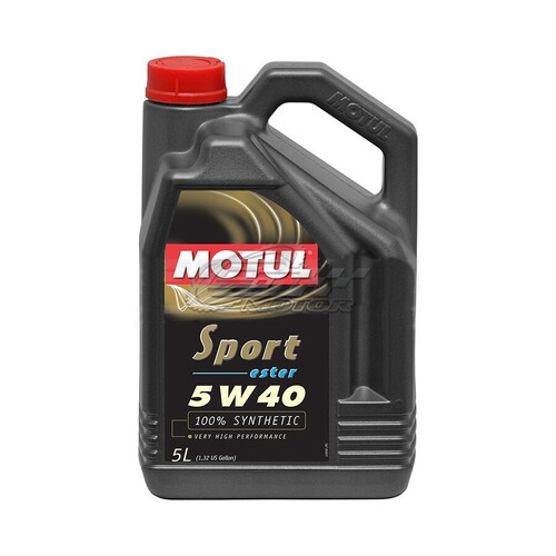 Motul Sport 5W40 Synthetic Engine Oil 5L
