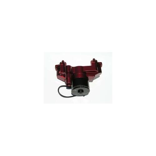 Meziere Electric Water Pump for Chevy LS, 35GPM Standard Motor - Red