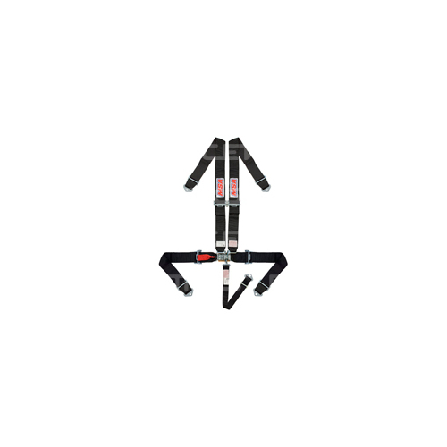 Raceworks MSA 5Pt Harness Black Latch CAMS/SFI Approved  MIS-534