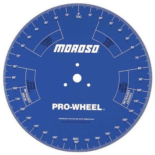 Moroso 18 Pro Degree Wheel ~ For Engine Stand Use